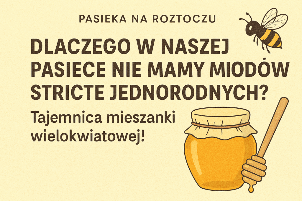 Dlaczego w naszej pasiece nie mamy miodów stricte jednorodnych Tajemnica mieszanki wielokwiatowej!