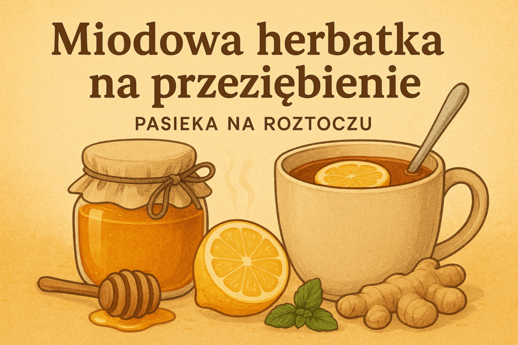 Miodowa herbatka na przeziębienie