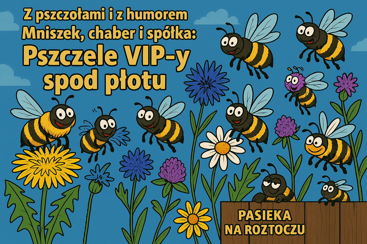 Mniszek, chaber i spółka Pszczele VIP-y spod płotu