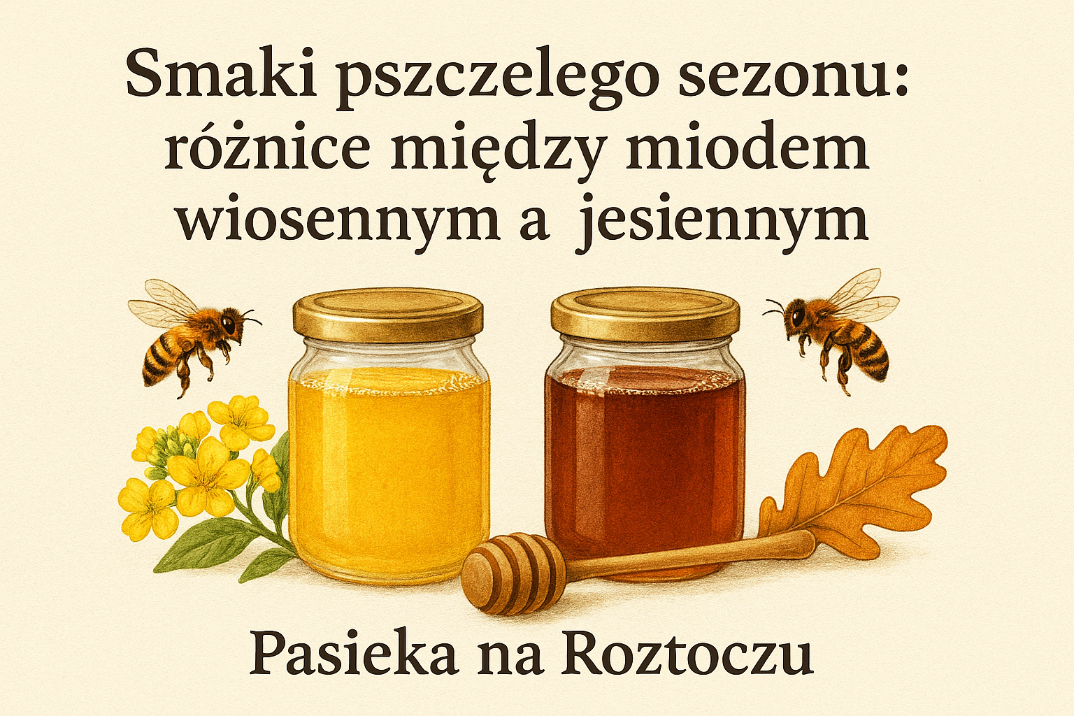 Smaki pszczelego sezonu różnice między miodem wiosennym a jesiennym