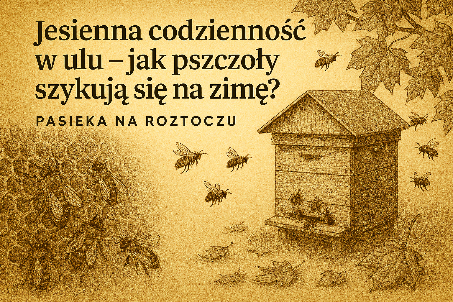 Jesienna codzienność w ulu - jak pszczoły szykują się na zimę?