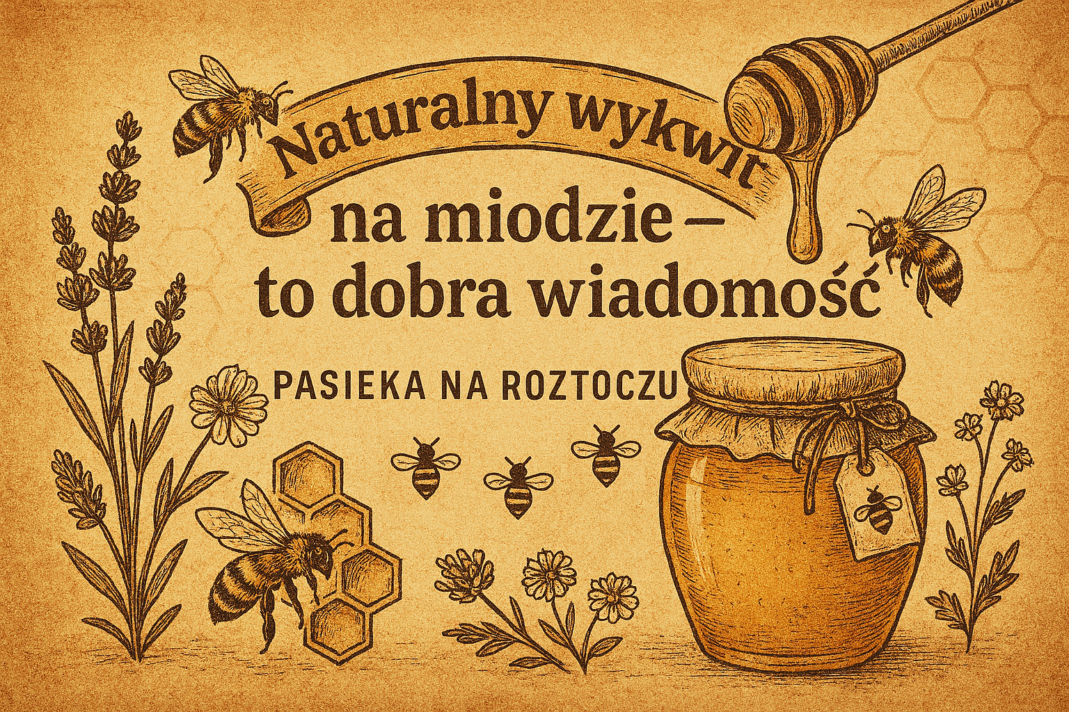 Naturalny wykwit na miodzie – to dobra wiadomość
