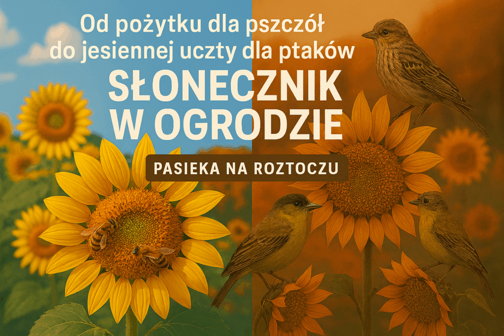 Od pożytku dla pszczół do jesiennej uczty dla ptaków: Słonecznik w ogrodzie