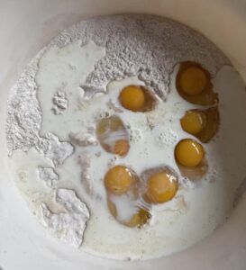 Dodane jajka i mleko