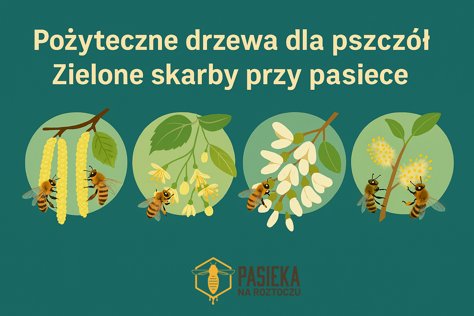 Pożyteczne drzewa dla pszczół: Zielone skarby przy pasiece