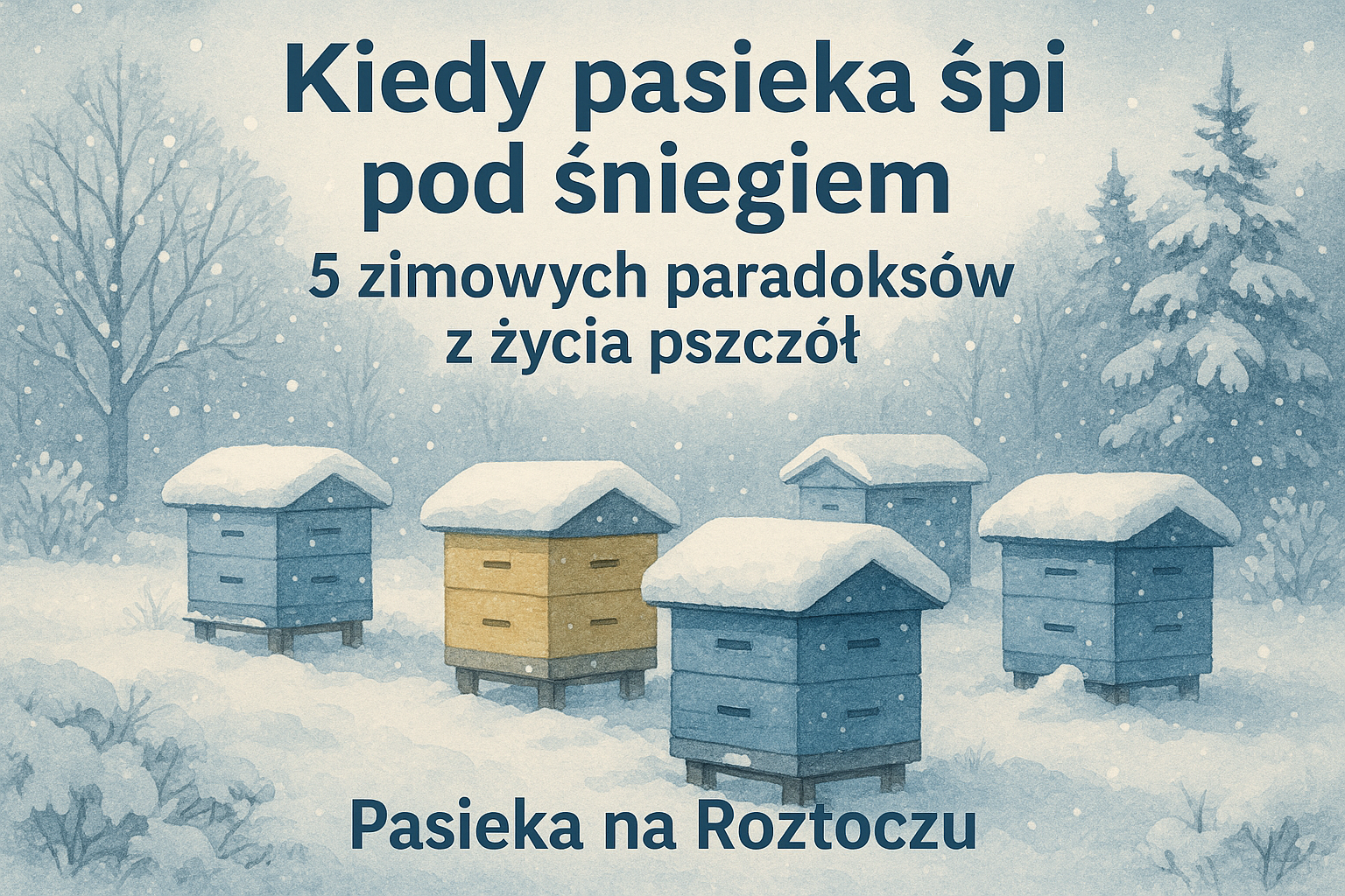 Kiedy pasieka śpi pod śniegiem: 5 zimowych paradoksów z życia pszczół