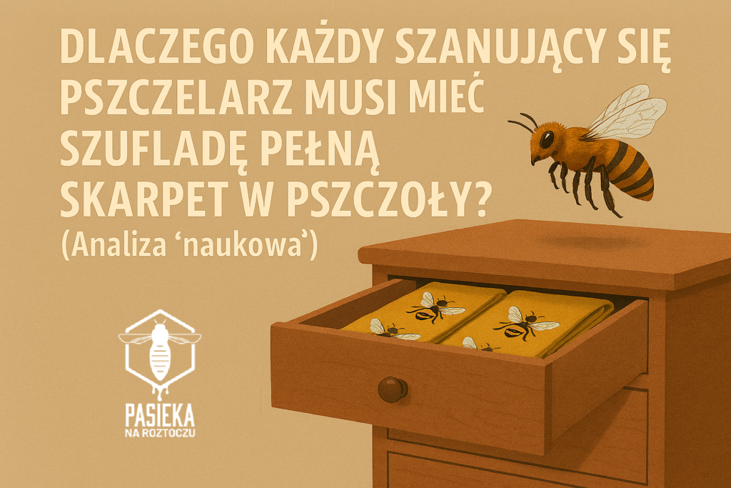 Dlaczego każdy szanujący się pszczelarz musi mieć szufladę pełną skarpet w pszczoły? (Analiza