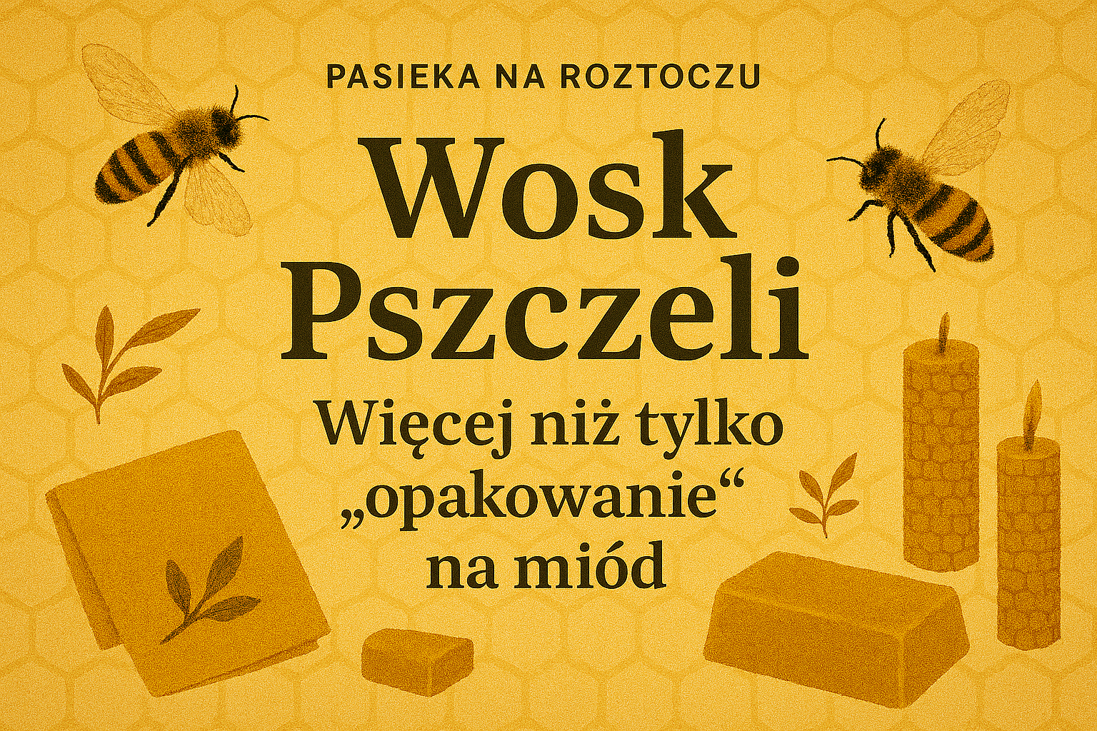 Wosk Pszczeli: Więcej niż tylko "opakowanie" na miód