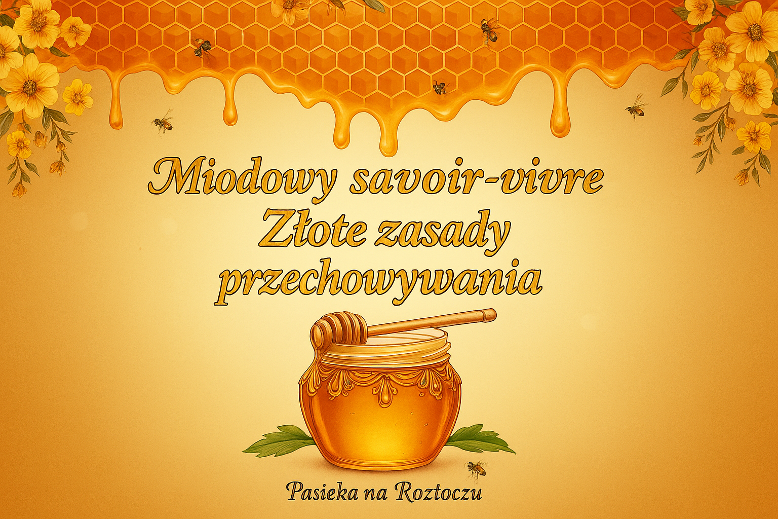 Miodowy savoir-vivre: Złote zasady przechowywania