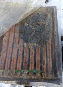 Pszczoły w ulu podczas sprawdzania