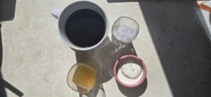 Pozostałe składniki niezbędne do Cold Brew z miodem