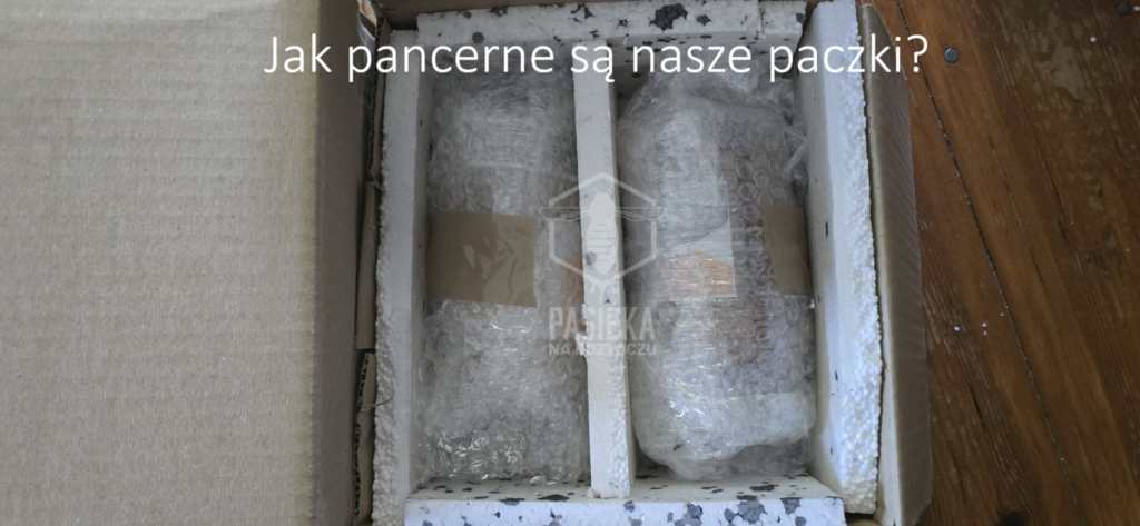 Pakowanie miodu, czyli jak zapakować paczkę - Pasieka na Roztoczu