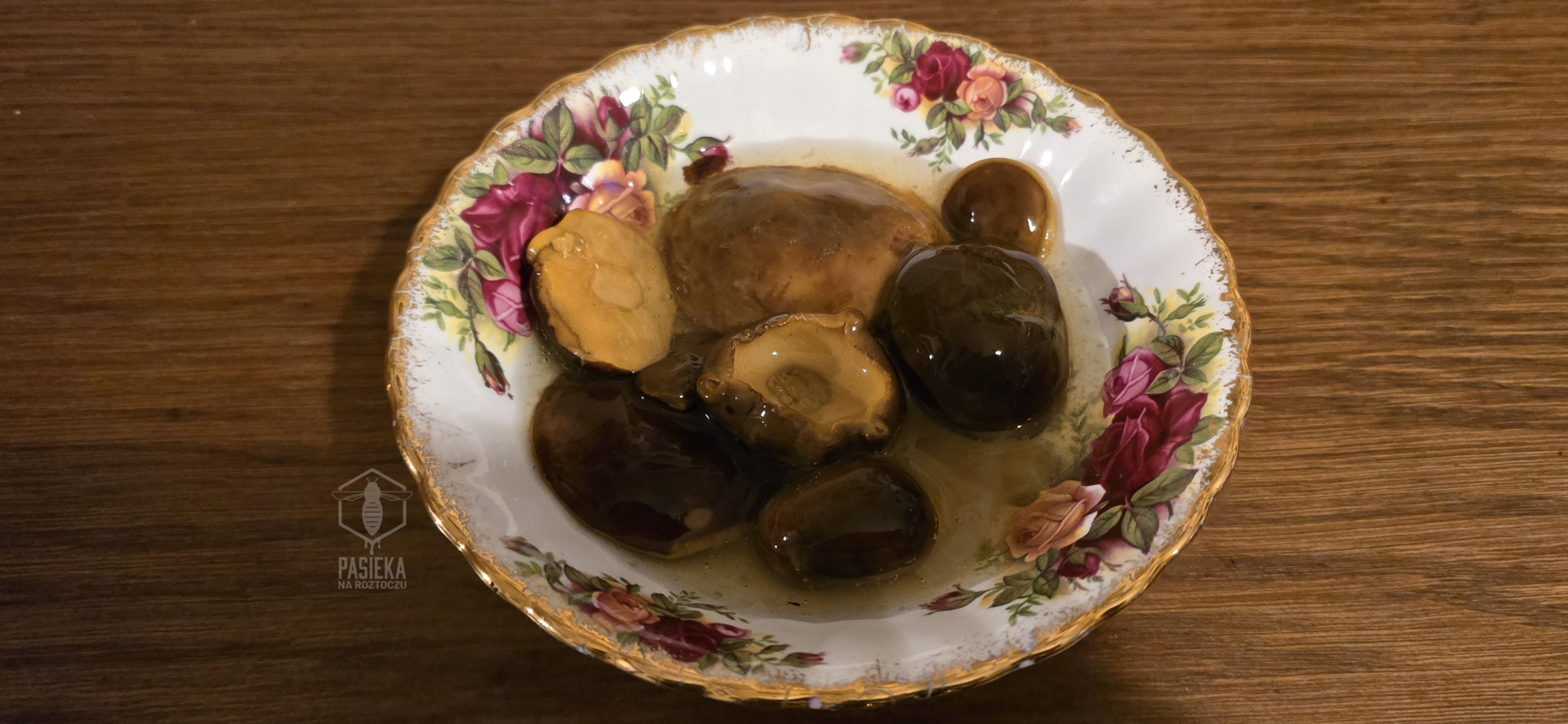 Grzybki marynowane z miodem - Pasieka na Roztoczu